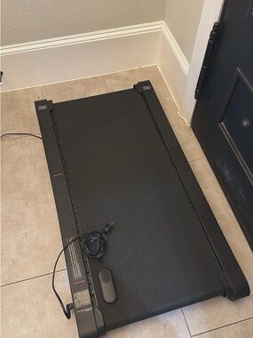 Compact Under-Desk Treadmill Walker - Black